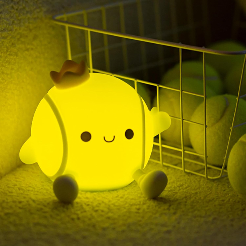 Baby Nursery Table Lamp - Linda Lámpara Nocturna de Silicona con