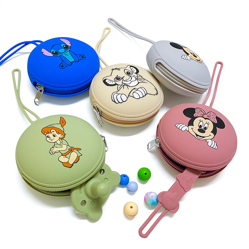 Pacifier Sterilizer Case - Bolsa de silicona con personaje de