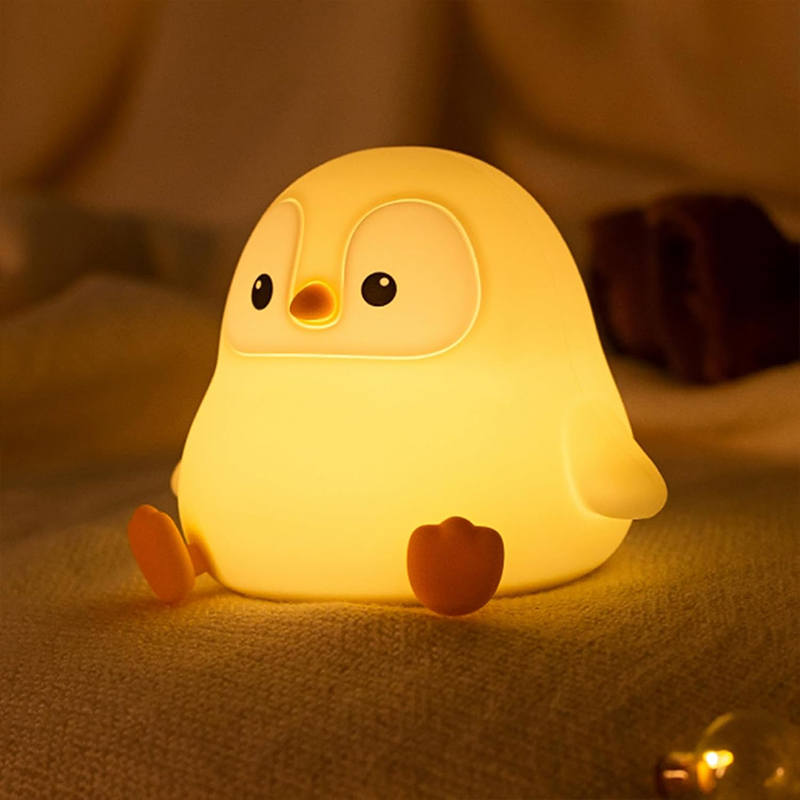 Baby Nursery Table Lamp - Linda Lámpara Nocturna de Silicona con