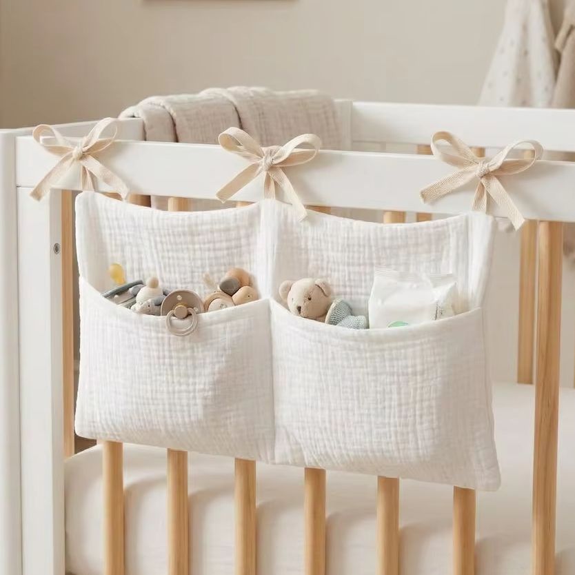 Baby Nursery Organization Ideas - Organizador de cuna para bebé, bolsa