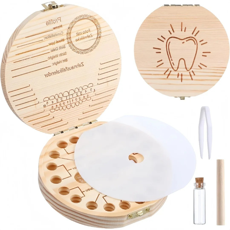 Baby Keepsake Box - 4 Juegos de Cajas de Madera
