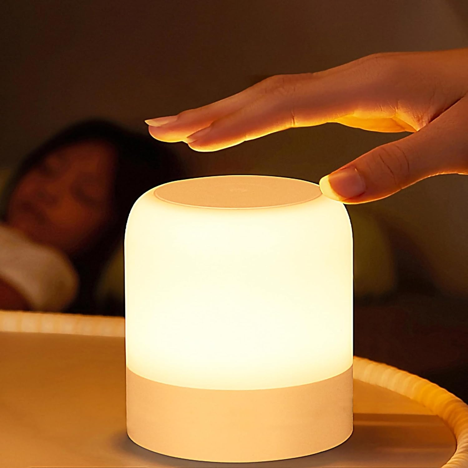 Baby Nursery Table Lamp - Luz nocturna portátil para bebé, luz