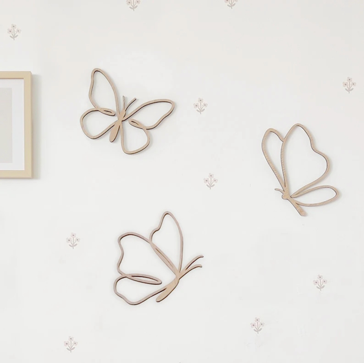 Baby Nursery Ideas - Letrero de Mariposas de Madera, Decoración