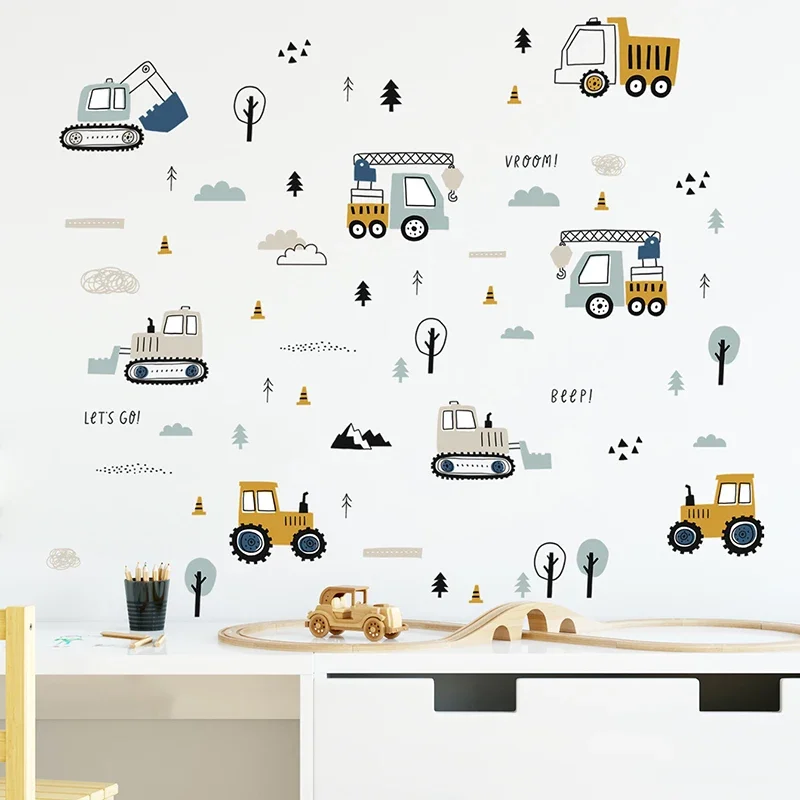 Baby Nursery Ideas - Pegatinas de pared de camión de