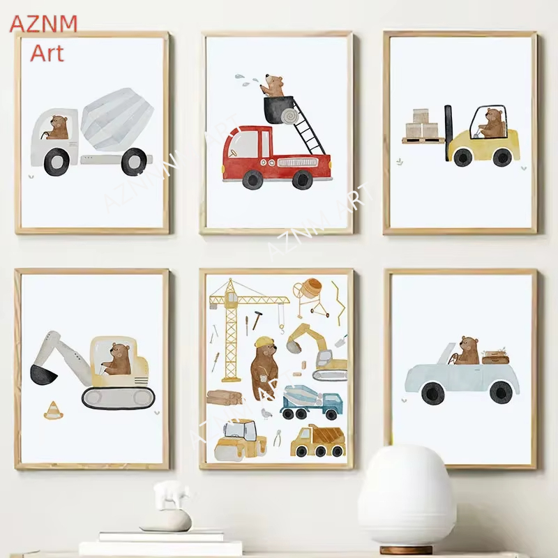 Baby Nursery Paintings - Pósteres y Cuadros Decorativos de Lona