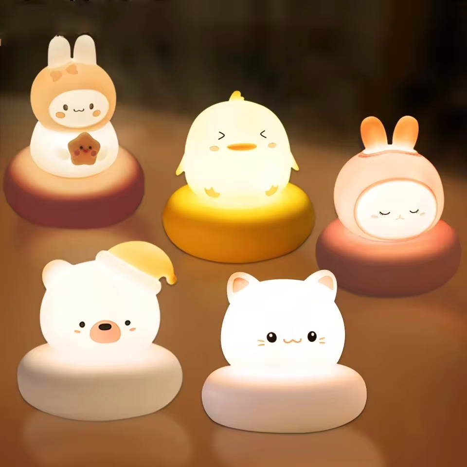 Baby Nursery Table Lamp - Bonita luz nocturna de animales, novedad,