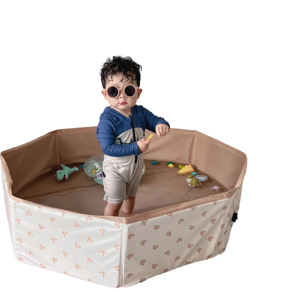 Baby Nursery Ocean - Piscina de juegos plegable para bebés