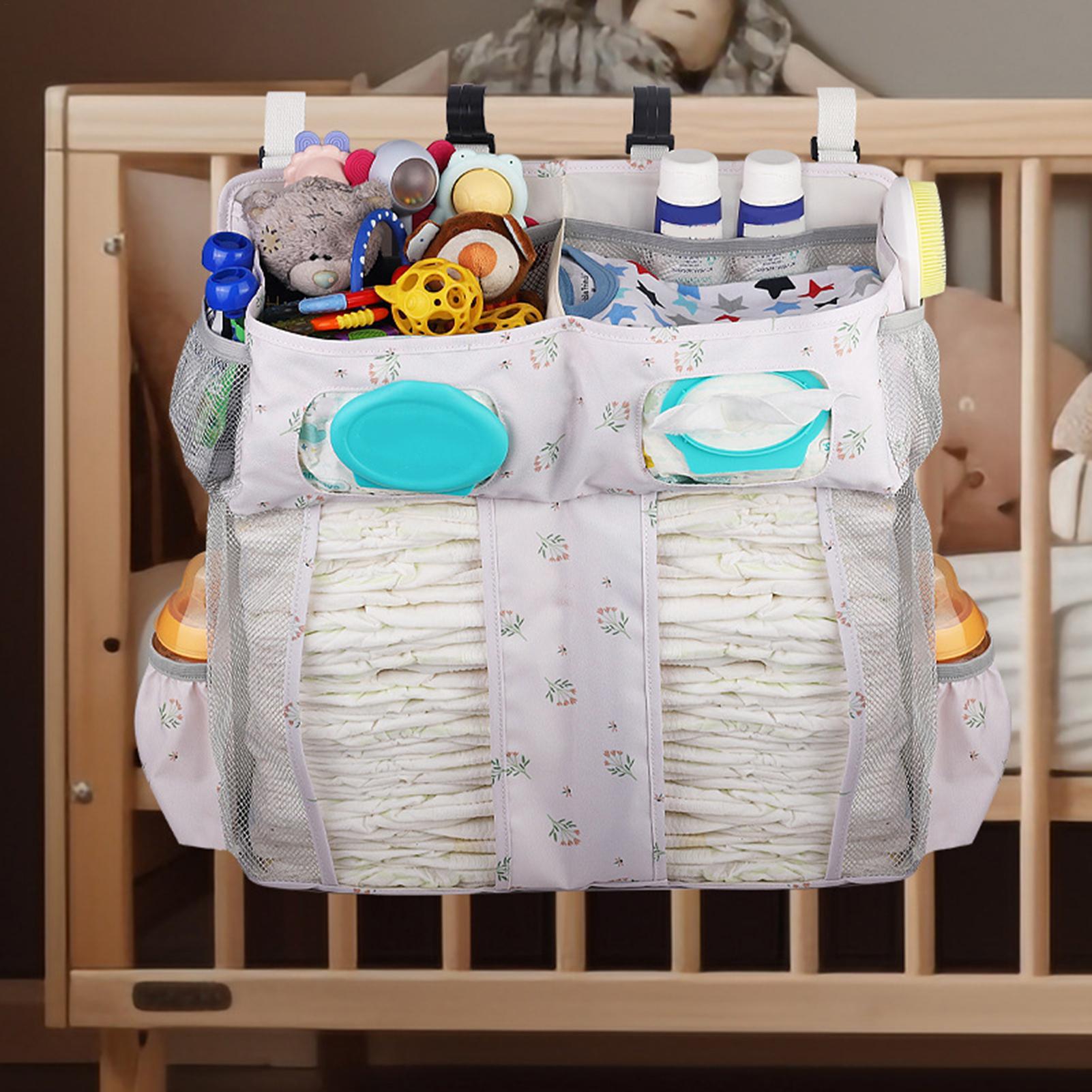 Baby Nursery Crib - Bolsa de almacenamiento colgante para cuna