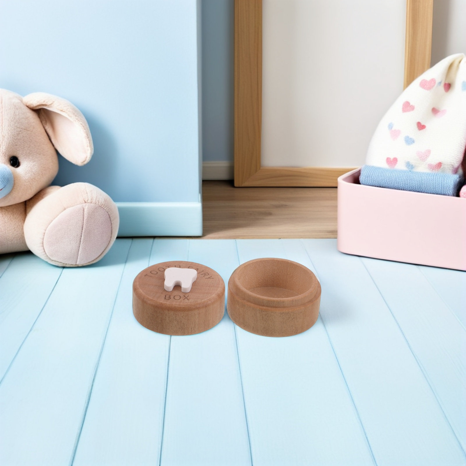 Baby Keepsake Box - Caja de Madera para Dientes de