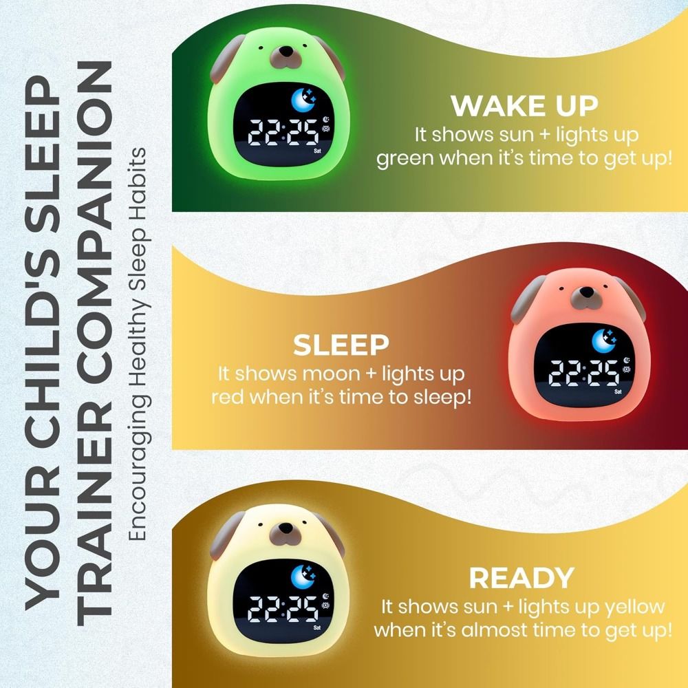 Nuevo Reloj Despertador Brilla - Sound Sleep Trainer Clock reseña y precio