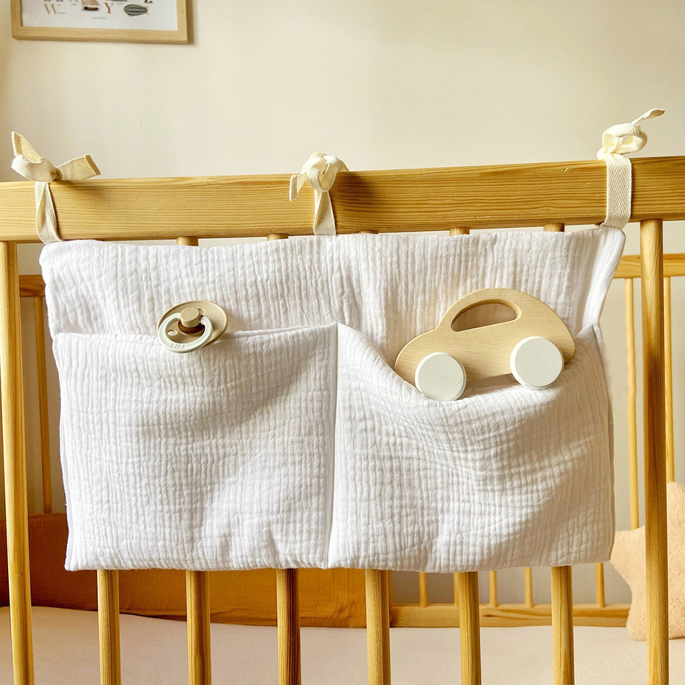 Organizador de Cuna de Muselin - Baby Nursery Organization Ideas reseña y precio