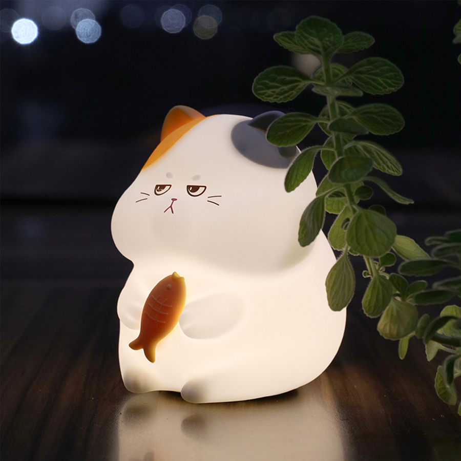 Bonita luz Led nocturna de gat - Baby Nursery Table Lamp reseña y precio
