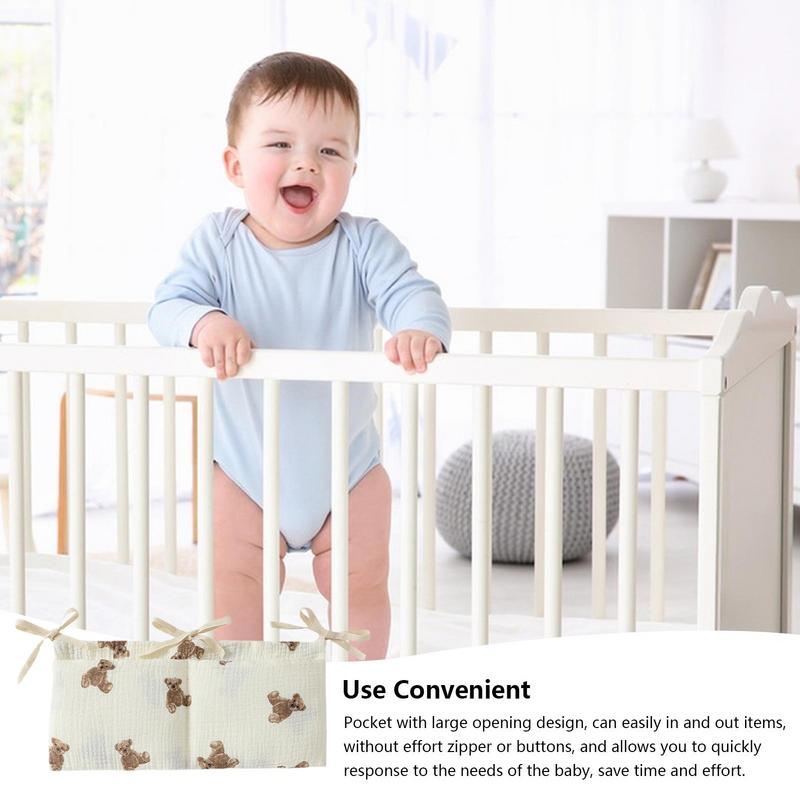 Organizador para cuna de bebé, - Baby Nursery Crib reseña y precio