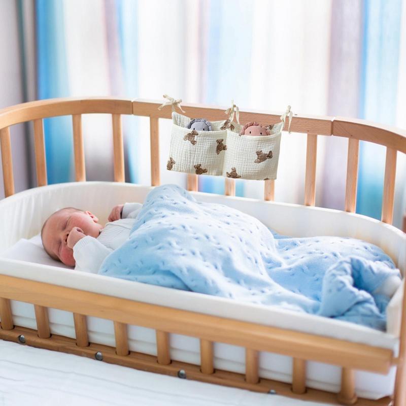 Organizador para cuna de bebé, - Baby Nursery Crib reseña y precio