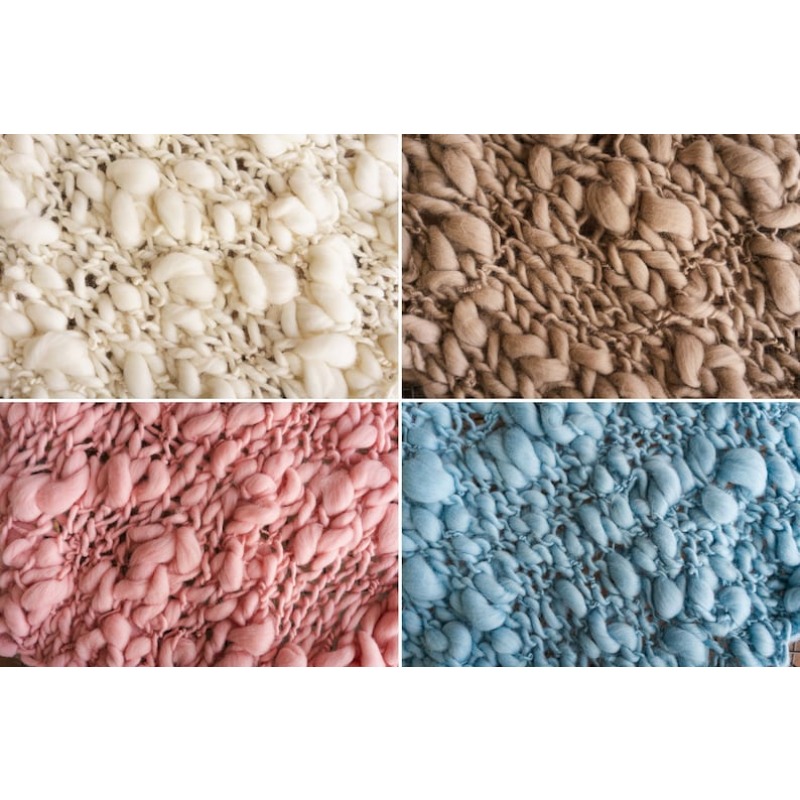 Manta de bebé Merino de punto  - Baby Nursery Ideas reseña y precio