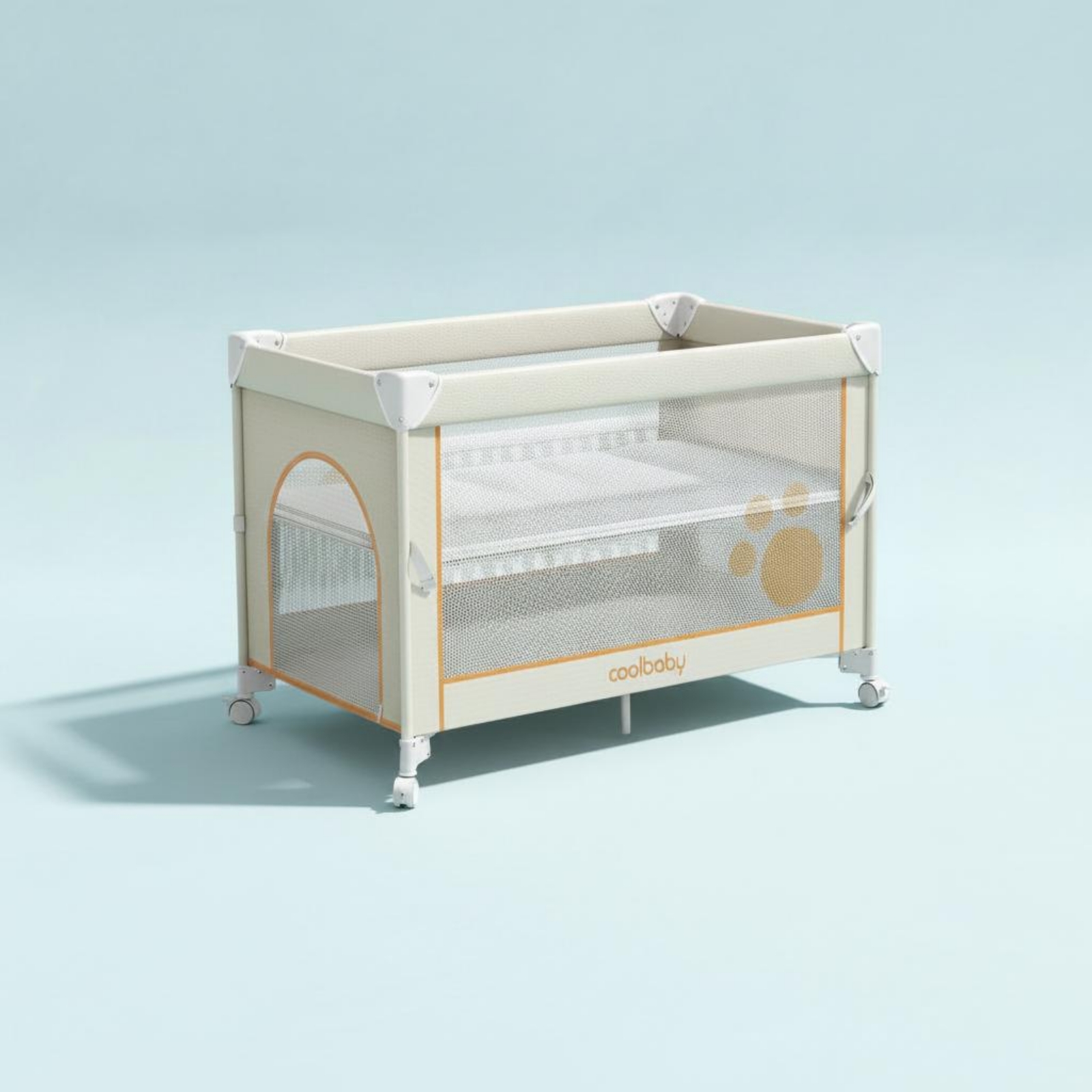 Cuna de Lado Plegable y Portát - Baby Nursery Crib reseña y precio