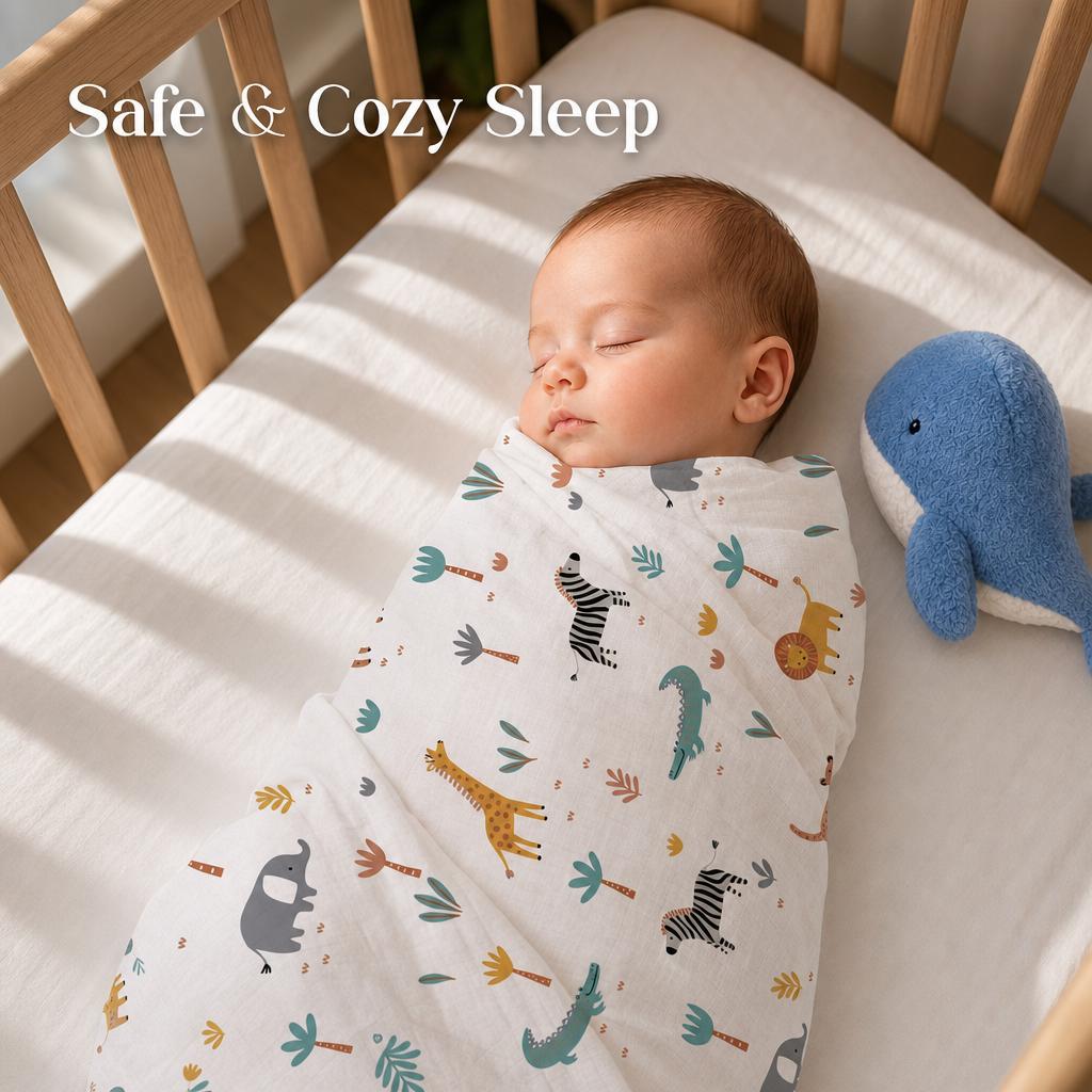 Paquete de 3 mantas de muselin - Baby Nursery Boy reseña y precio