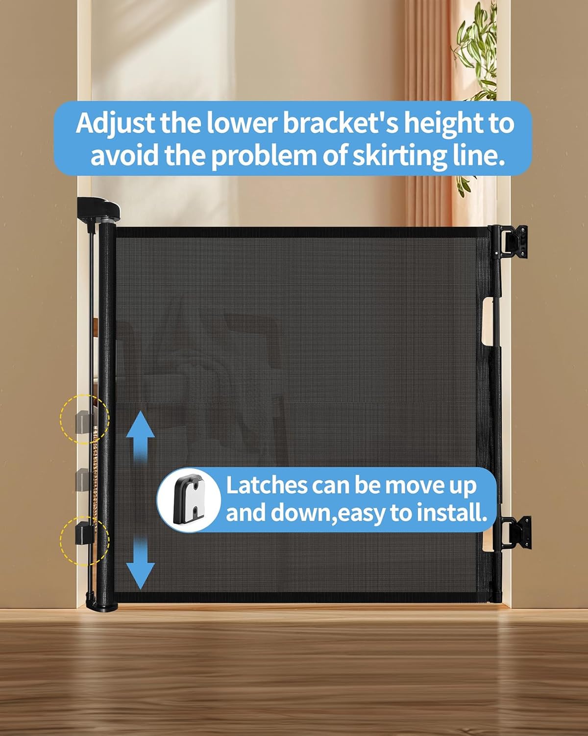 Barrera Retráctil Extra Ancha  - Baby Gate Extra Wide reseña y precio