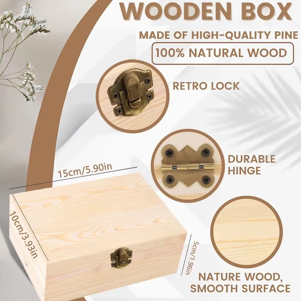 Bonita caja de almacenamiento  - Baby Keepsake Box reseña y precio