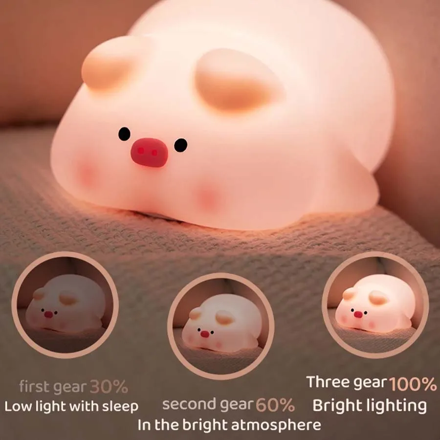 Piggy Bunny-Lámpara de mesa Le - Baby Nursery Table Lamp reseña y precio