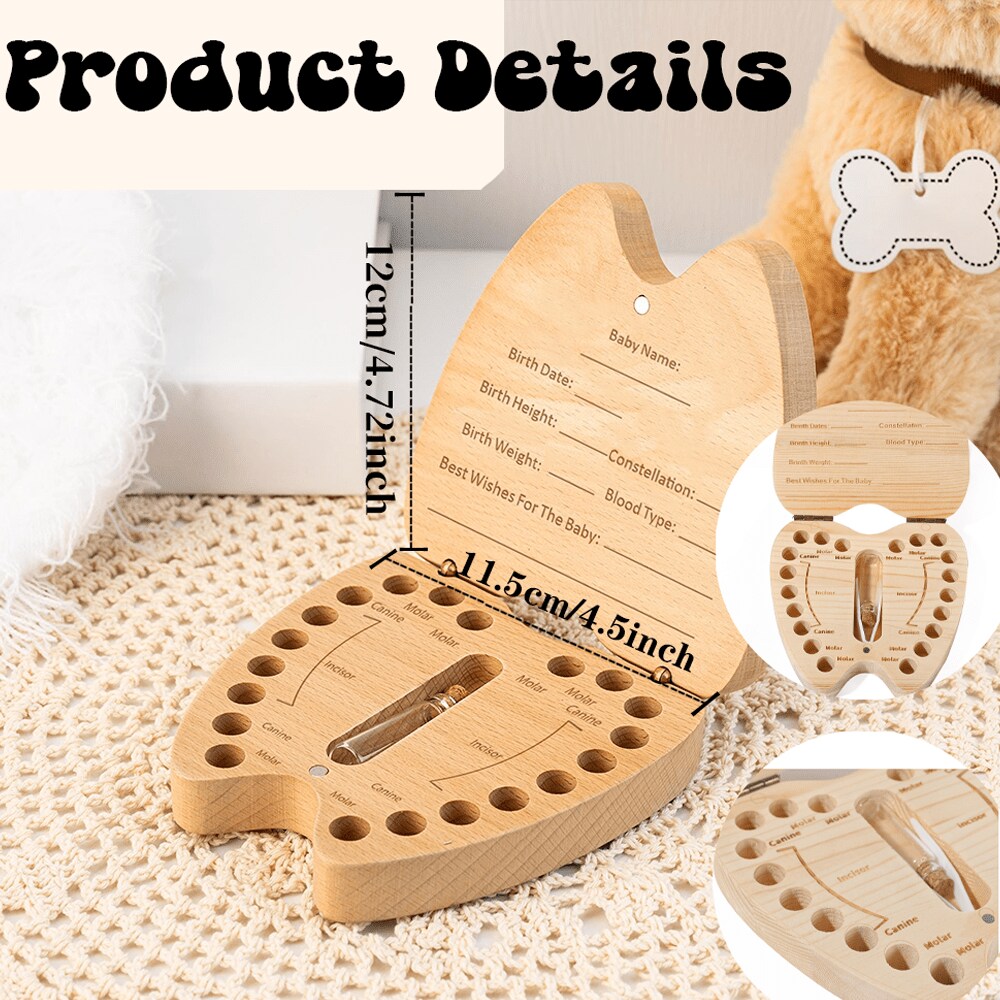 Caja de Hada de los dientes pe - Baby Keepsake Box reseña y precio