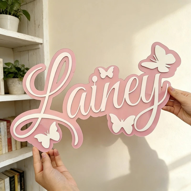 Placa con Nombre de Bebé Perso - Baby Nursery Name reseña y precio