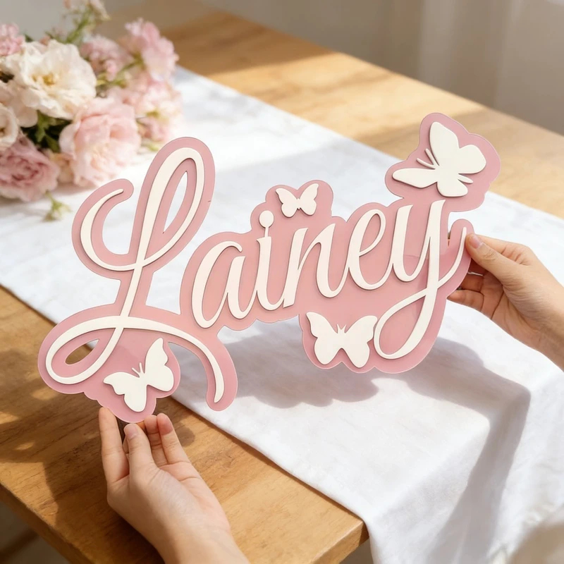 Placa con Nombre de Bebé Perso - Baby Nursery Name reseña y precio