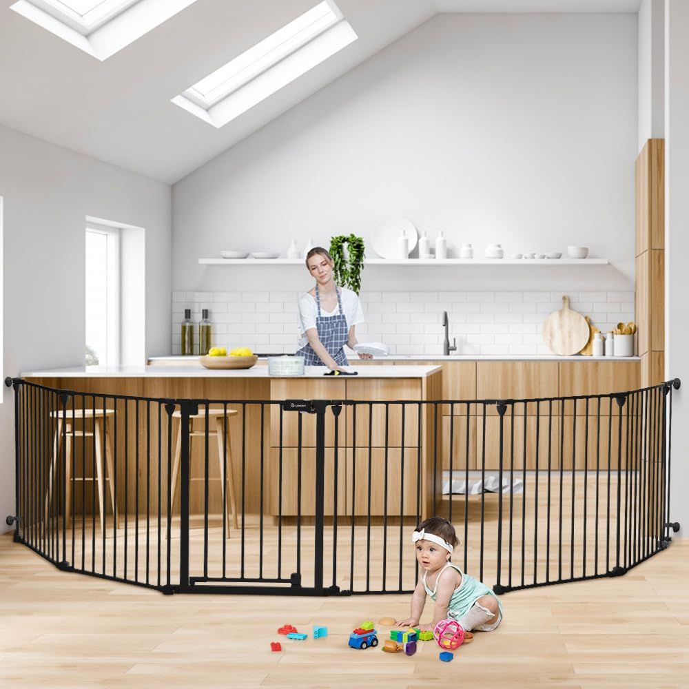 Puerta de seguridad extra anch - Baby Gate Extra Wide reseña y precio