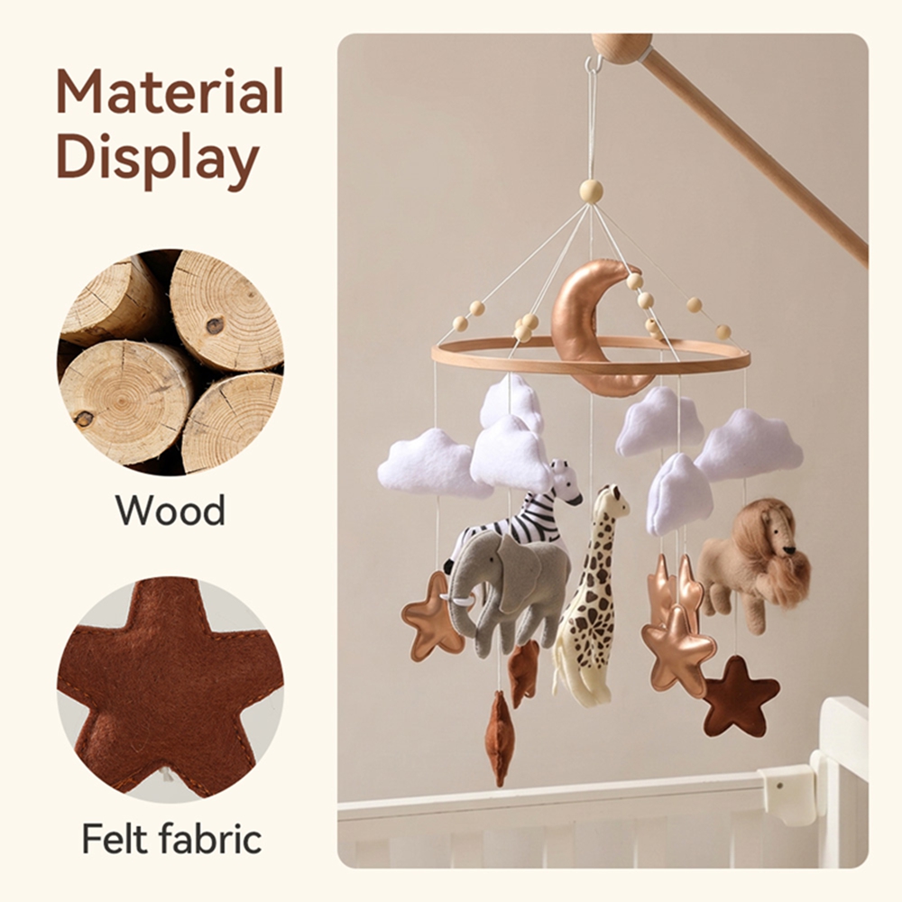 Campana de cama de madera, cun - Baby Nursery Music reseña y precio
