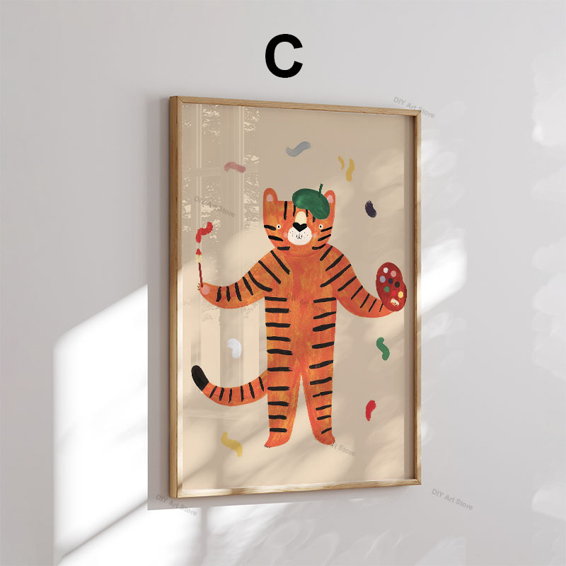 Divertidos Cuadros de Animales - Baby Nursery Ideas reseña y precio