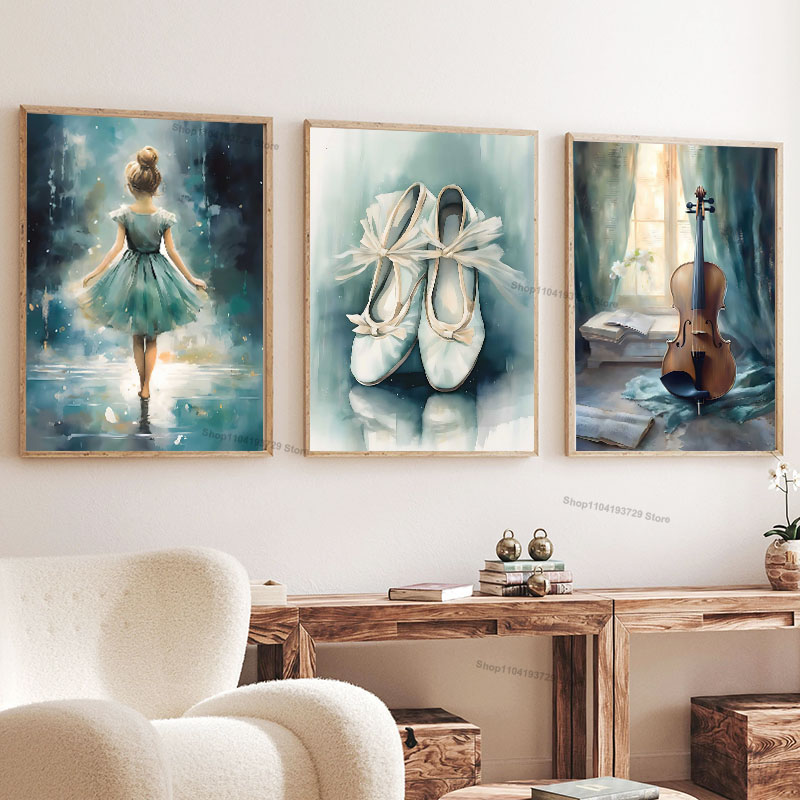Cuadro de acuarela con diseño  - Baby Nursery Paintings reseña y precio