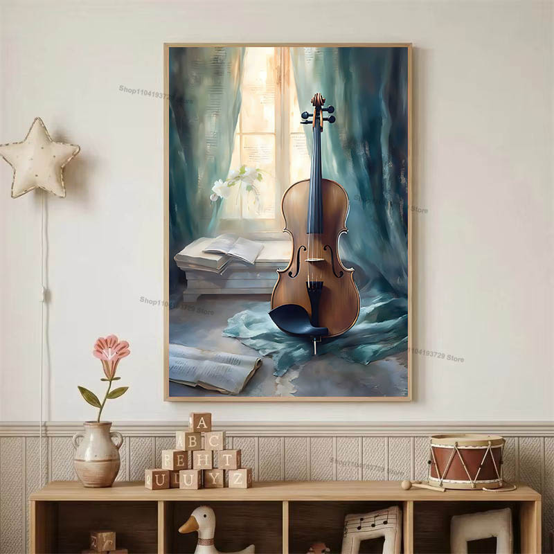 Cuadro de acuarela con diseño  - Baby Nursery Paintings reseña y precio