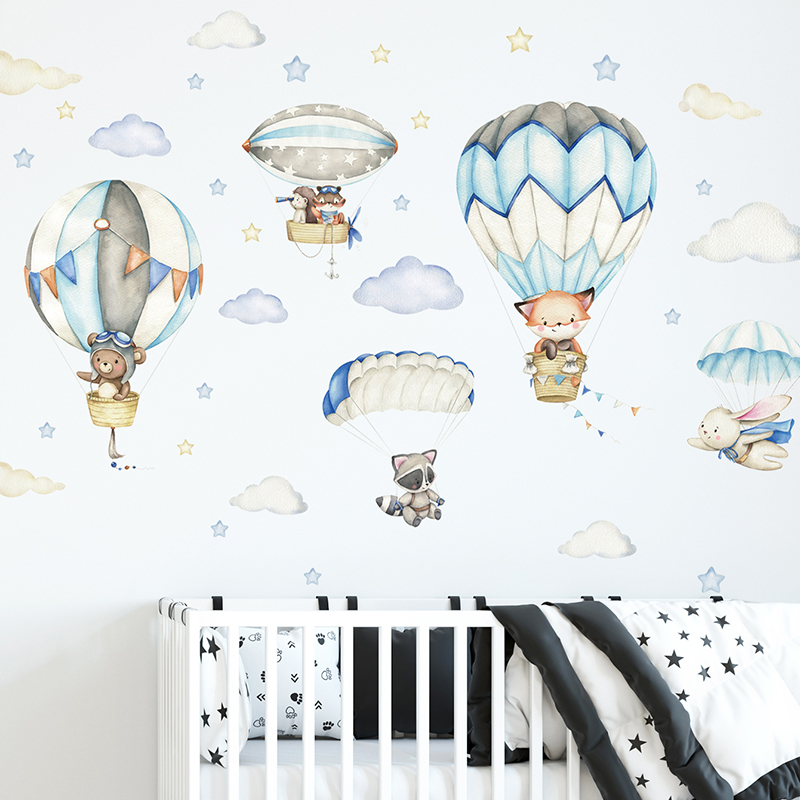 Pegatinas de pared con globos  - Baby Nursery Ideas reseña y precio
