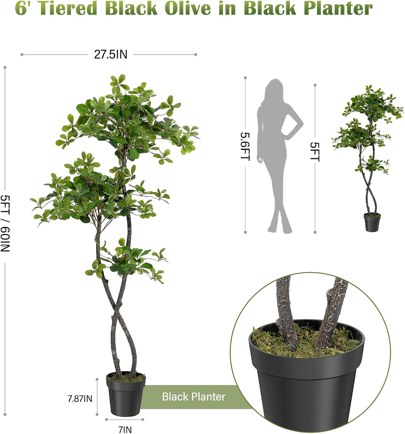 Plantas Artificiales de Interi - Baby Nursery Ideas reseña y precio