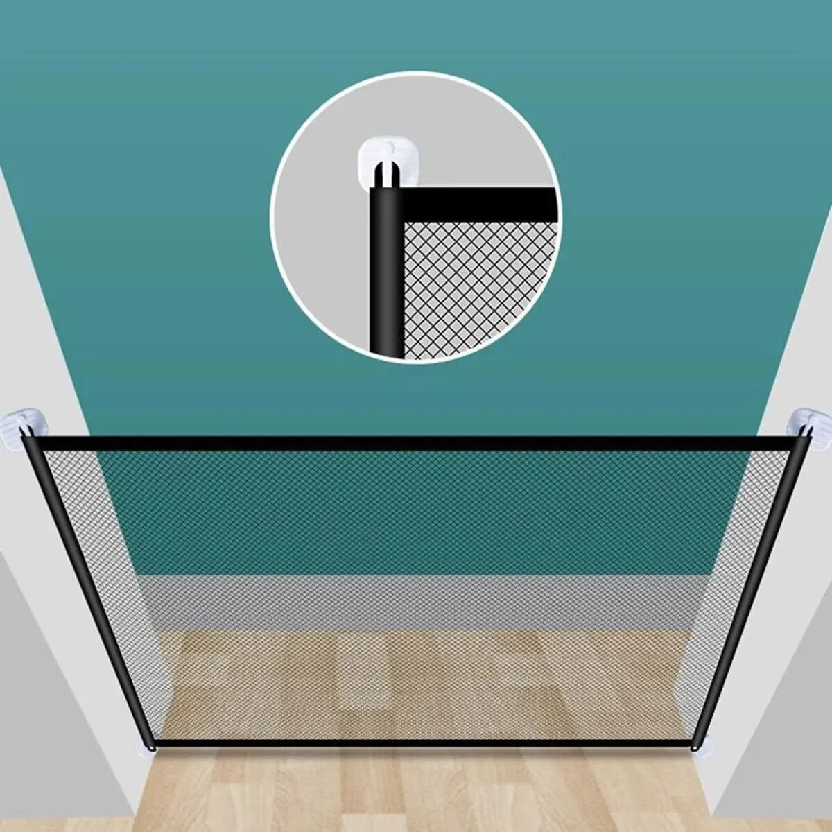 Valla de barrera para mascotas - Baby Gate Extra Wide reseña y precio