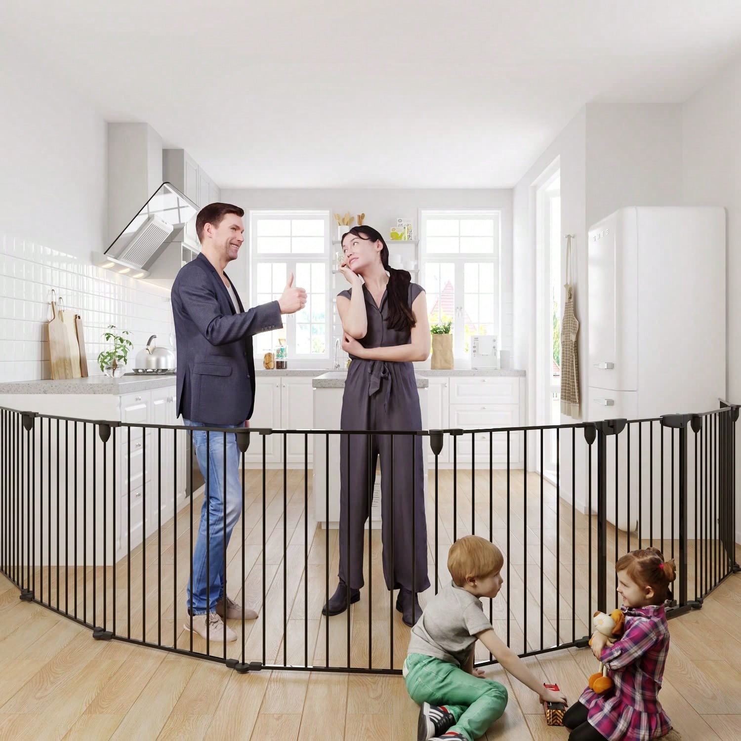 Puerta de seguridad extra anch - Baby Gate Extra Wide reseña y precio