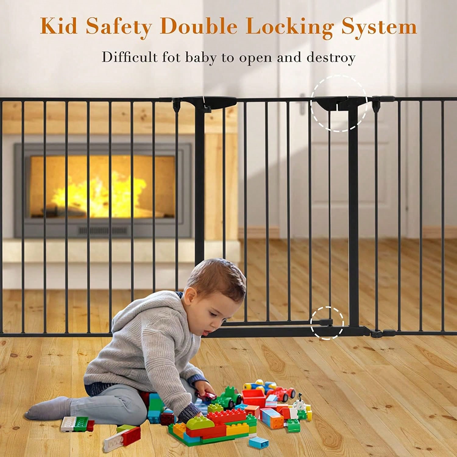 Puerta de seguridad extra anch - Baby Gate Extra Wide reseña y precio