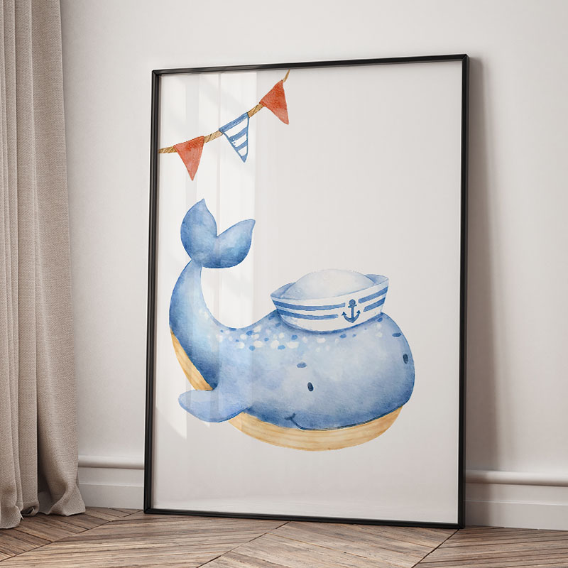 Pósteres y cuadros náuticos de - Baby Nursery Paintings reseña y precio