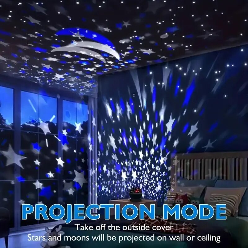 Proyector de lámpara de noche, - Baby Nursery Table Lamp reseña y precio