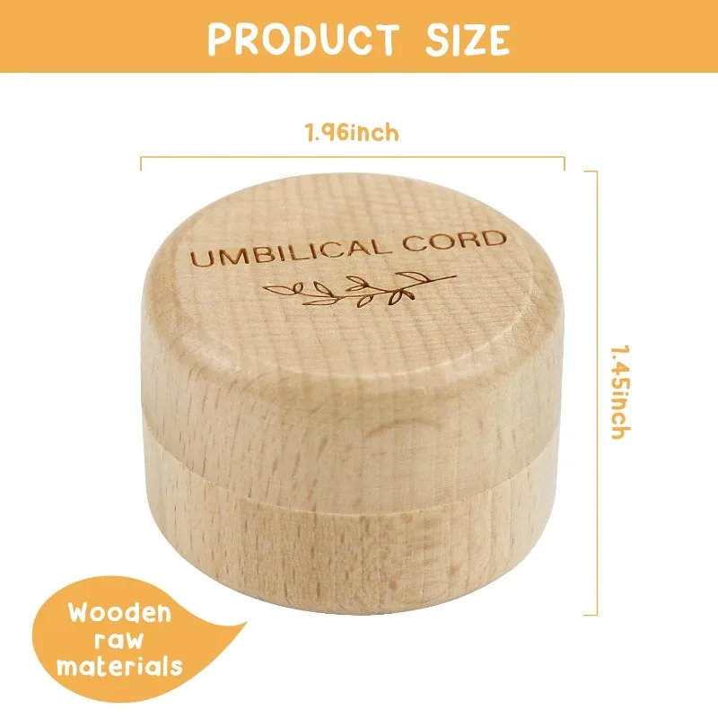 Caja de Madera para Cordón Umb - Baby Keepsake Box reseña y precio