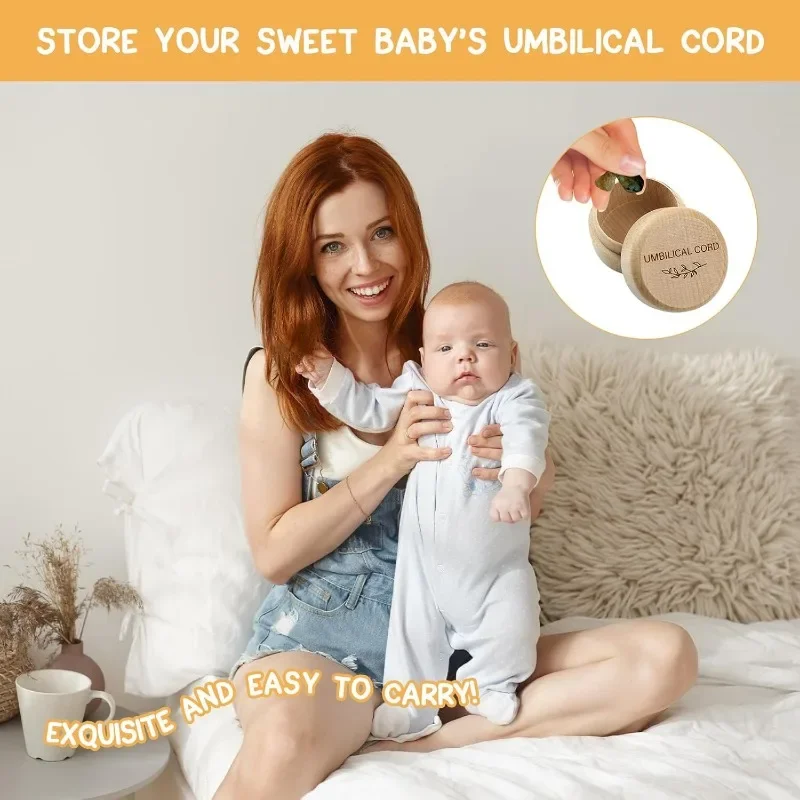Caja de Madera para Cordón Umb - Baby Keepsake Box reseña y precio