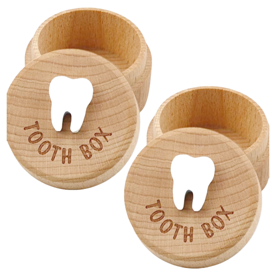 Caja de recuerdos de dientes d - Baby Keepsake Box reseña y precio