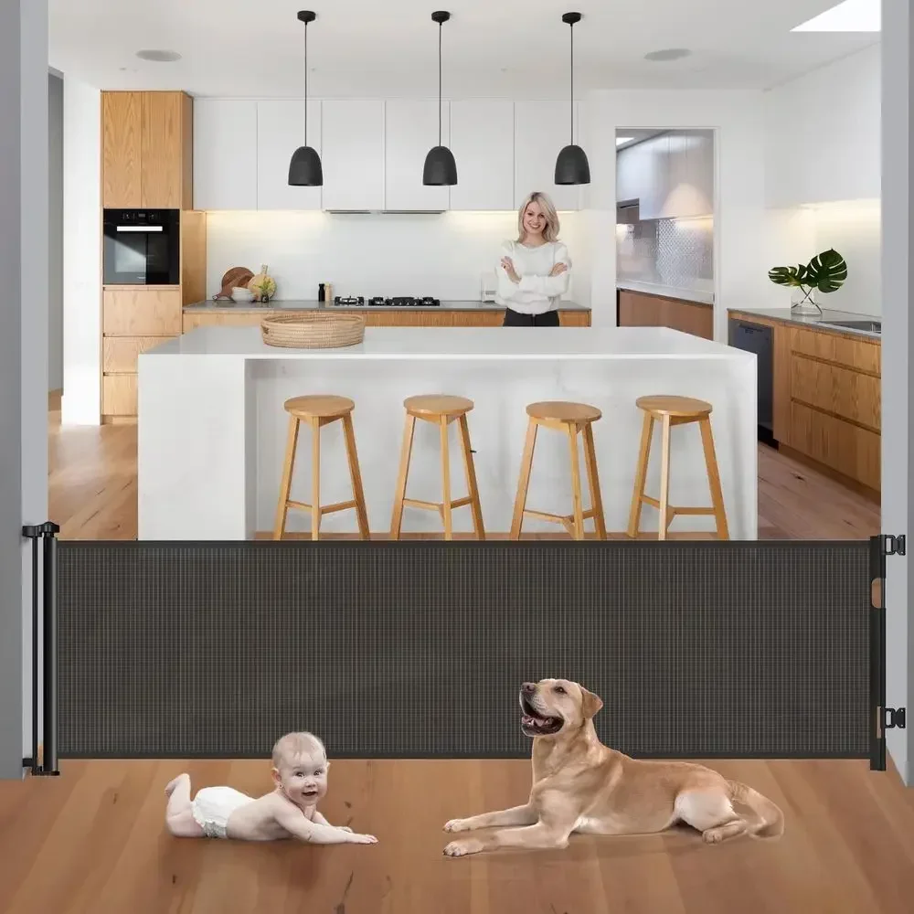 Barrera de seguridad retráctil - Baby Gate Extra Wide reseña y precio