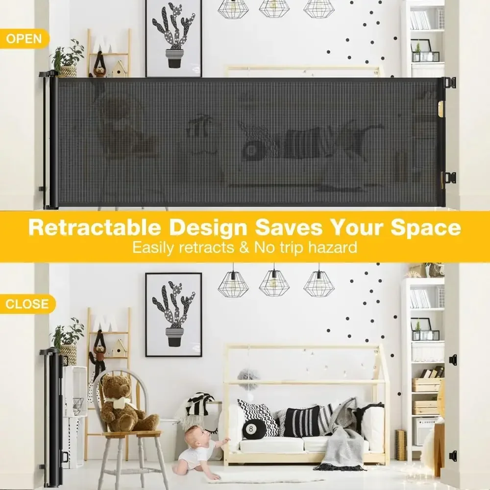 Barrera de seguridad retráctil - Baby Gate Extra Wide reseña y precio