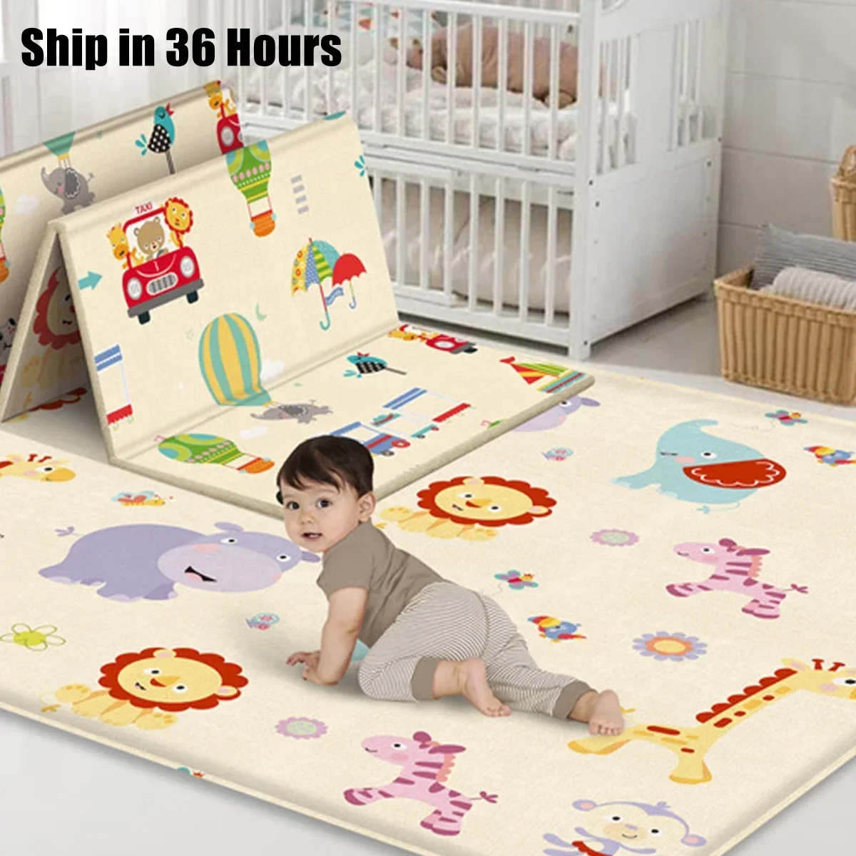 Alfombras de juego para bebés, - Baby Nursery Music reseña y precio