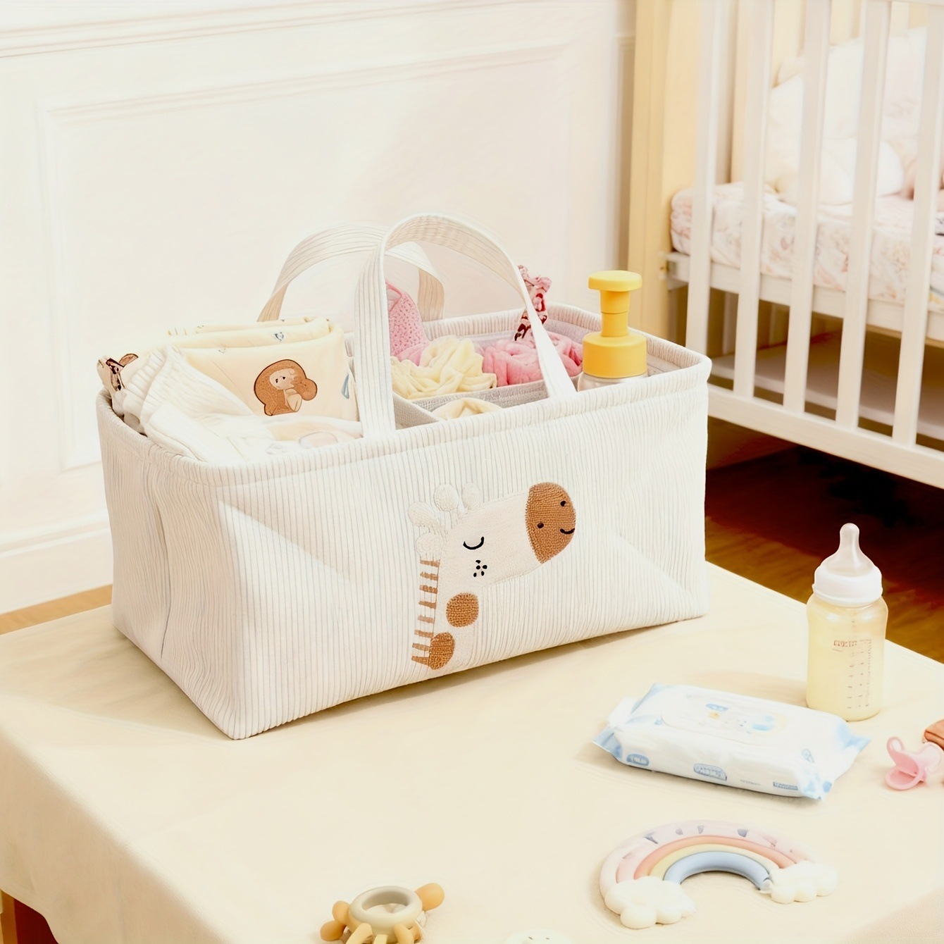 Cesta de Almacenamiento Plegab - Baby Nursery Organization Ideas reseña y precio