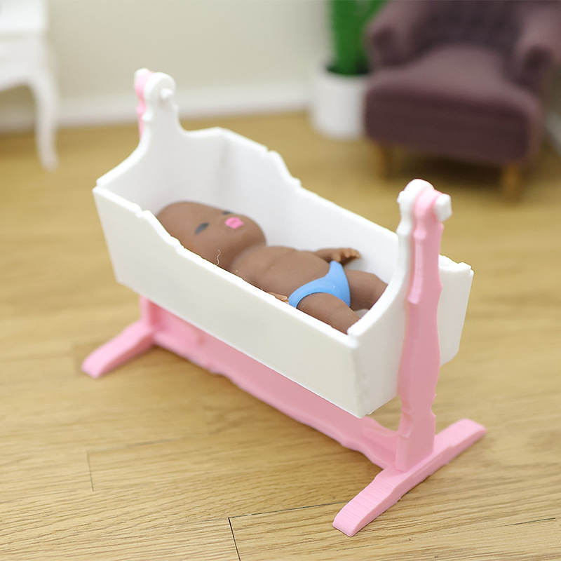 Mini Cuna Mecedora para Bebé,  - Baby Nursery Layout reseña y precio