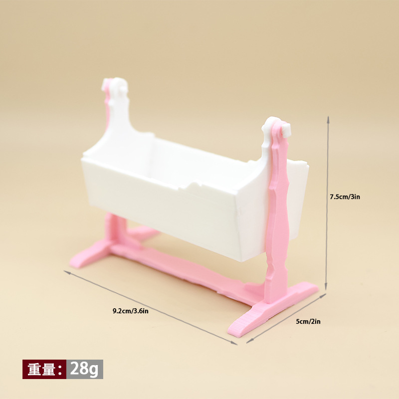 Mini Cuna Mecedora para Bebé,  - Baby Nursery Layout reseña y precio