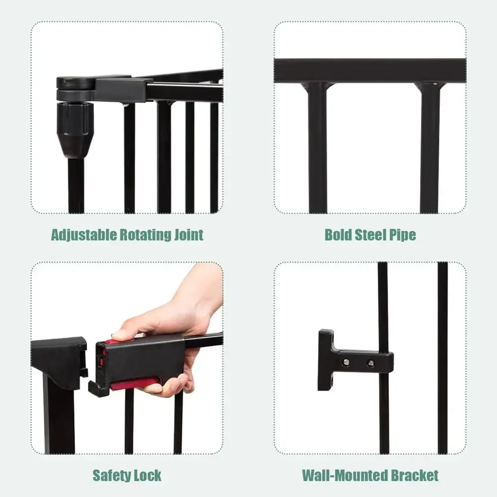 Puerta de Seguridad Ajustable  - Baby Gate Extra Wide reseña y precio