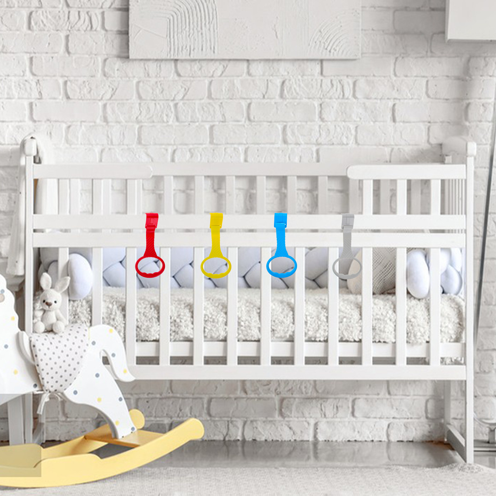 4 anillos de asistencia para c - Baby Nursery Crib reseña y precio